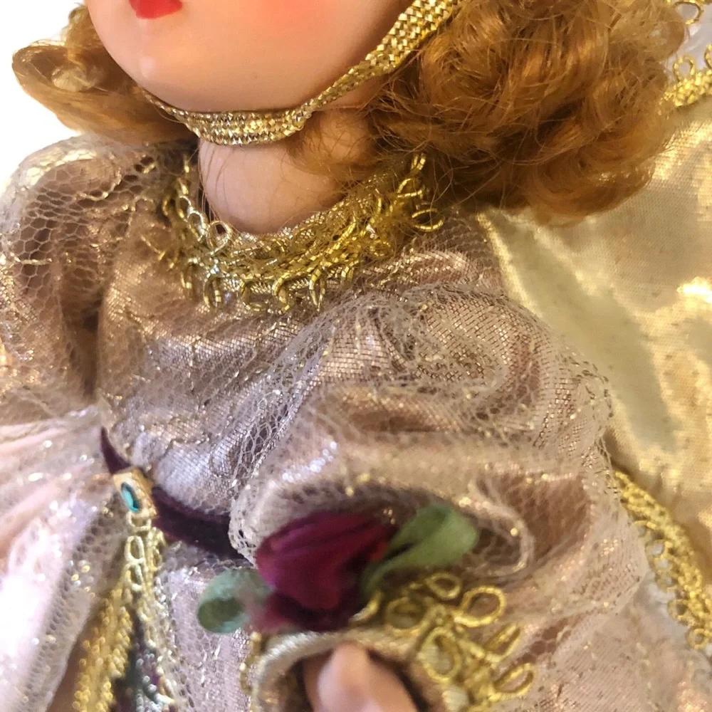 Vintage Madame Alexander Angel Tree Top Topper Pink Victorian Doll #854